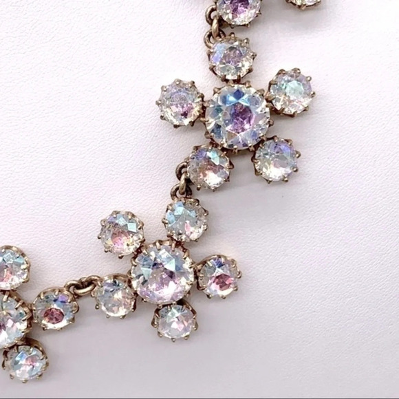 J. Crew AB Crystal Cluster Necklace - Picture 2 of 3
